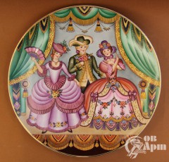 Декоративная тарелка "Театр"